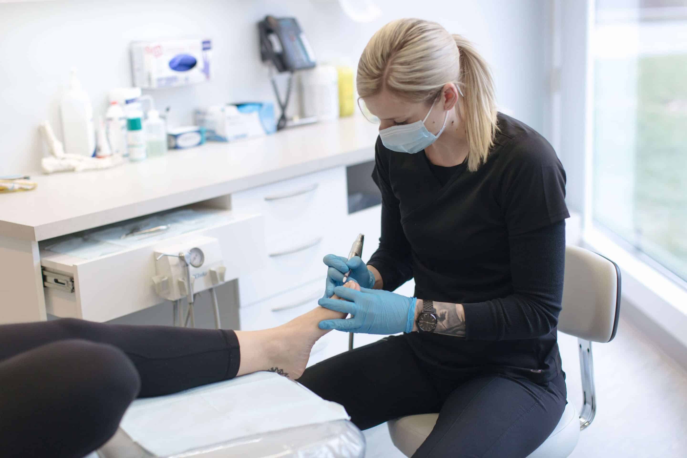 FOOT CARE AT PODIATRIC CLINIC