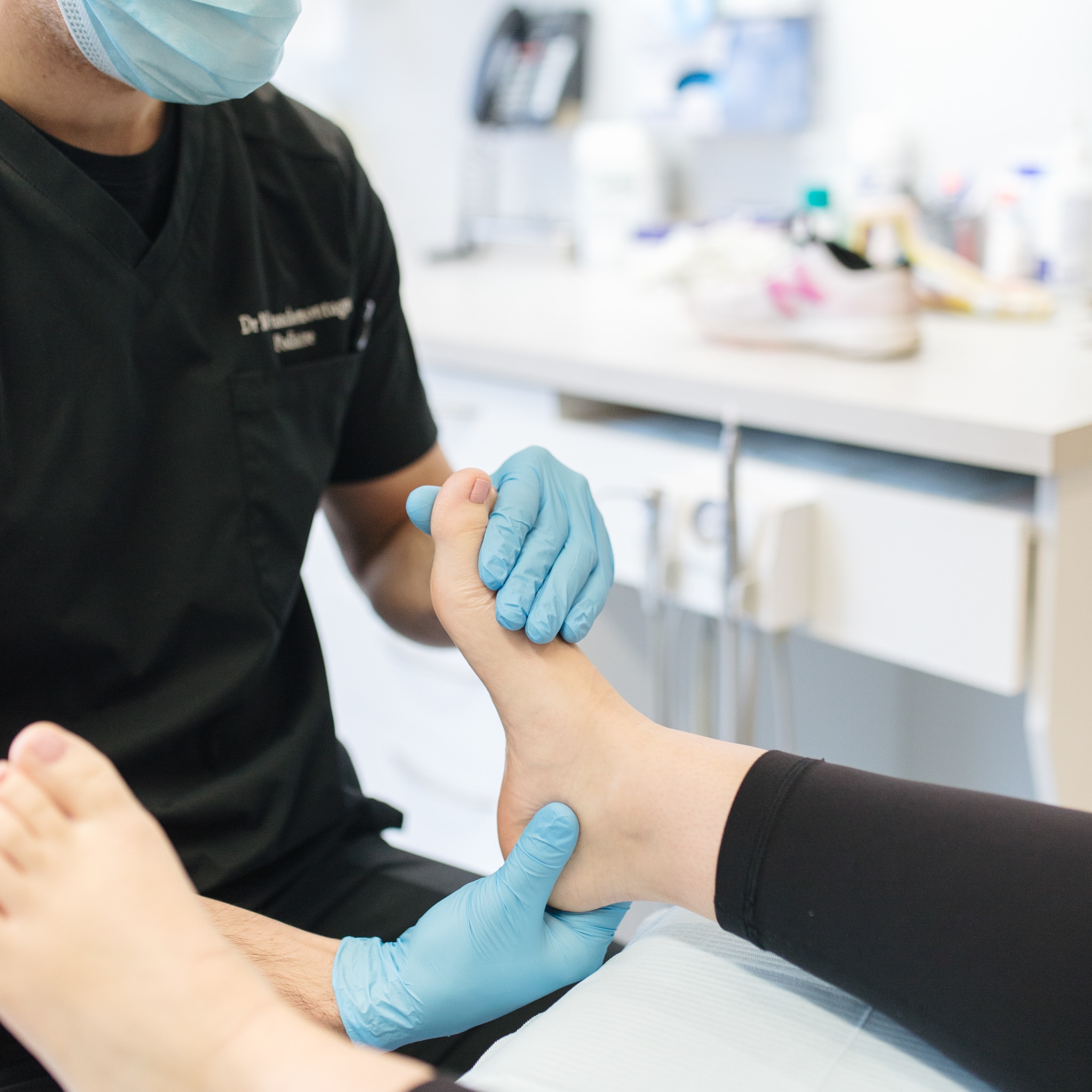 foot consultation and évaluation